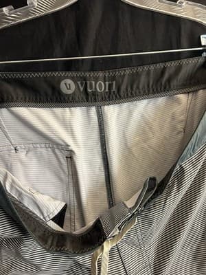 VUORI Cruise Board Shorts Swim Trunks Men 38 Multi Striped Performance Stretch - Thumbnail 10