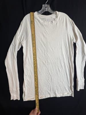 FOG Fear of God White Crew Neck Shirt Mens S Collection One 2015-2016 Long Sleev - Thumbnail 3