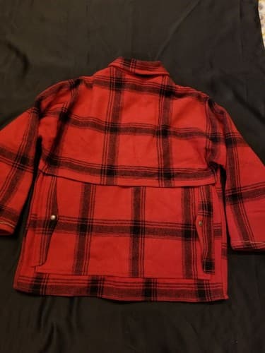 VTG 50s Mackinaw Cruiser Hercules Sears Wool Plaid Jacket M/L ShirtJac filson - Thumbnail 6