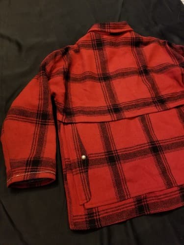 VTG 50s Mackinaw Cruiser Hercules Sears Wool Plaid Jacket M/L ShirtJac filson - Thumbnail 7