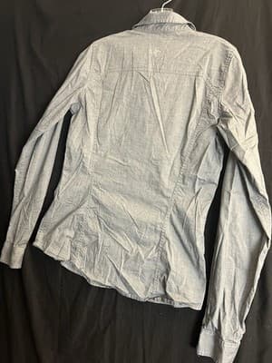 Arc'teryx Ballard Long Sleeve Shirt Women’s M Collared Button Up Denim Sample - Thumbnail 14