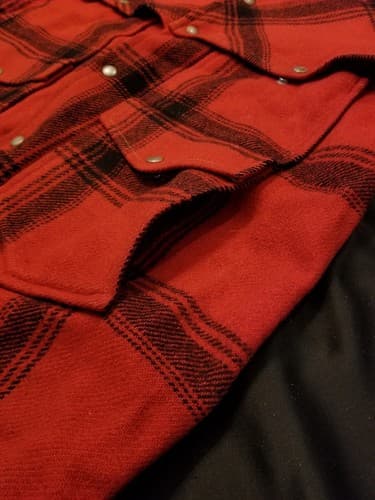 VTG 50s Mackinaw Cruiser Hercules Sears Wool Plaid Jacket M/L ShirtJac filson - Thumbnail 10