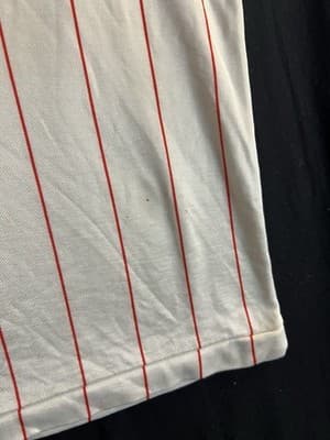 RARE Vintage Arsenal AIS USA Soccer Jersey White Red Striped Home #6 Mens S Polo - Thumbnail 19