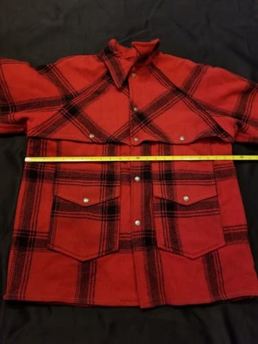 VTG 50s Mackinaw Cruiser Hercules Sears Wool Plaid Jacket M/L ShirtJac filson - Thumbnail 13