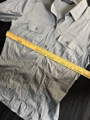 Arc'teryx Ballard Long Sleeve Shirt Women’s M Collared Button Up Denim Sample - Thumbnail 9
