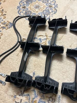 Yamaha G29 Drive 2 Golf Cart Battery Bracket Receptacle Tie Down 48V Cables - Thumbnail 3