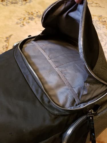 Tumi Meggie Black /Grey Backpack Shoulder Pack School Travel Carry On Bag - Thumbnail 9