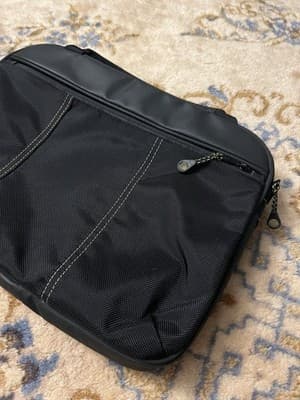 TIMBUK2 Padded Laptop Corduroy Lined Sleeve Case Bag M Black 15x11 (No Strap) - Thumbnail 3
