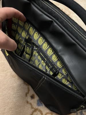 TIMBUK2 Padded Laptop Corduroy Lined Sleeve Case Bag M Black 15x11 (No Strap) - Thumbnail 6