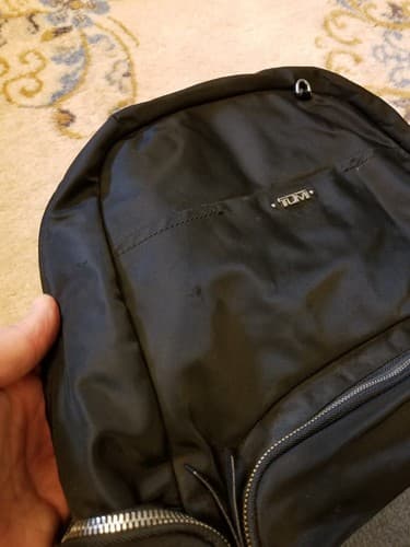Tumi Meggie Black /Grey Backpack Shoulder Pack School Travel Carry On Bag - Thumbnail 11