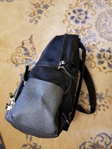 Tumi Meggie Black /Grey Backpack Shoulder Pack School Travel Carry On Bag - Thumbnail 3