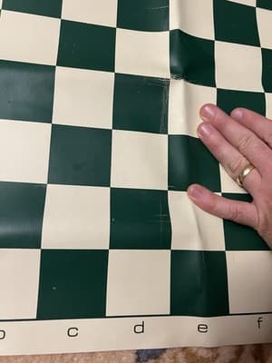 Portable Chess Set Travel Board Games Folding Roll up Mat Complete With Bag - Thumbnail 9