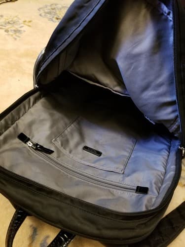Tumi Meggie Black /Grey Backpack Shoulder Pack School Travel Carry On Bag - Thumbnail 8