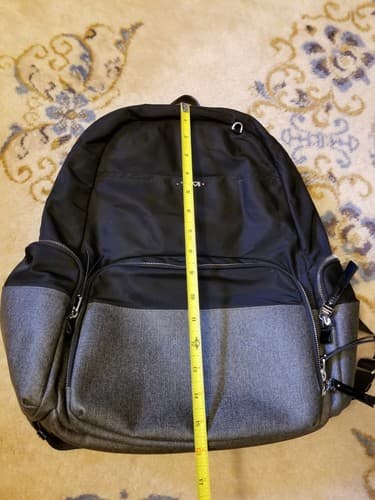 Tumi Meggie Black /Grey Backpack Shoulder Pack School Travel Carry On Bag - Thumbnail 16