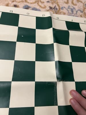 Portable Chess Set Travel Board Games Folding Roll up Mat Complete With Bag - Thumbnail 8