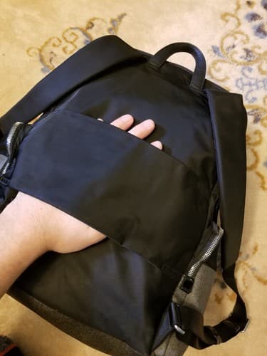 Tumi Meggie Black /Grey Backpack Shoulder Pack School Travel Carry On Bag - Thumbnail 15