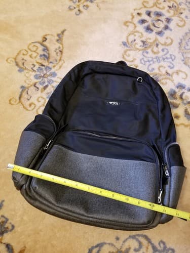 Tumi Meggie Black /Grey Backpack Shoulder Pack School Travel Carry On Bag - Thumbnail 17