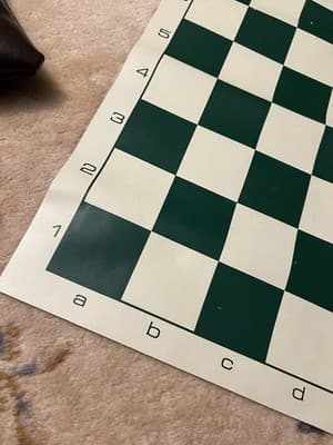 Portable Chess Set Travel Board Games Folding Roll up Mat Complete With Bag - Thumbnail 10