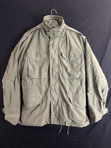 VTG US Army USMC RARE 1960s OG 107 M65 Field Jacket S/M Regular Long Military - Thumbnail 2