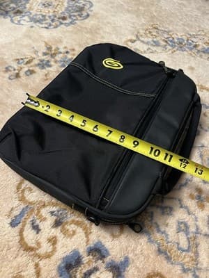 TIMBUK2 Padded Laptop Corduroy Lined Sleeve Case Bag M Black 15x11 (No Strap) - Thumbnail 13