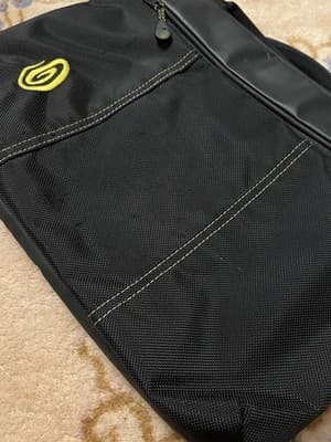 TIMBUK2 Padded Laptop Corduroy Lined Sleeve Case Bag M Black 15x11 (No Strap) - Thumbnail 8