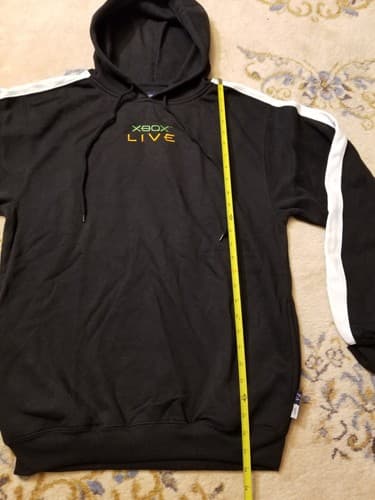 Rare Vtg Y2K Xbox Live Hoodie Sweatshirt Center Small Logo Mens S Microsoft Halo - Thumbnail 8