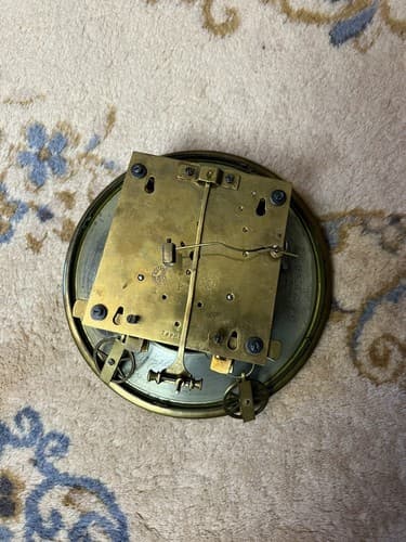 Vintage Gustav Becker P27 Clock Dial Movement Pendulum Chime Vienna Regulator - Thumbnail 6