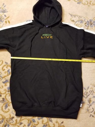 Rare Vtg Y2K Xbox Live Hoodie Sweatshirt Center Small Logo Mens S Microsoft Halo - Thumbnail 9
