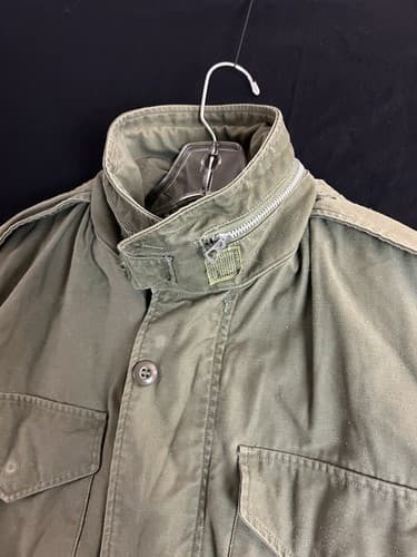 VTG US Army USMC RARE 1960s OG 107 M65 Field Jacket S/M Regular Long Military - Thumbnail 3