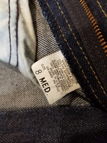 NWT Vtg Lee Riders Jeans Womens Size 8 Medium Misses Relaxed Tapered Dark USA 26 - Thumbnail 11