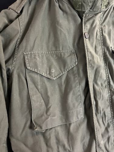 VTG US Army USMC RARE 1960s OG 107 M65 Field Jacket S/M Regular Long Military - Thumbnail 9