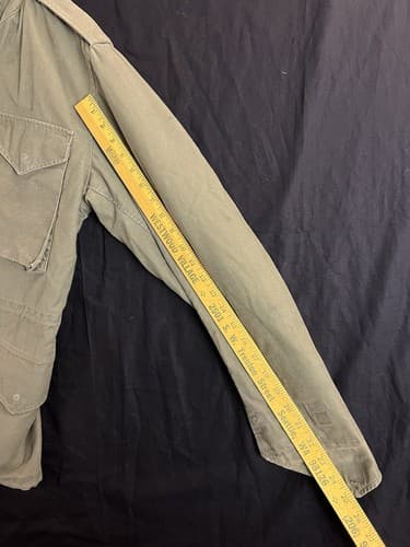 VTG US Army USMC RARE 1960s OG 107 M65 Field Jacket S/M Regular Long Military - Thumbnail 20