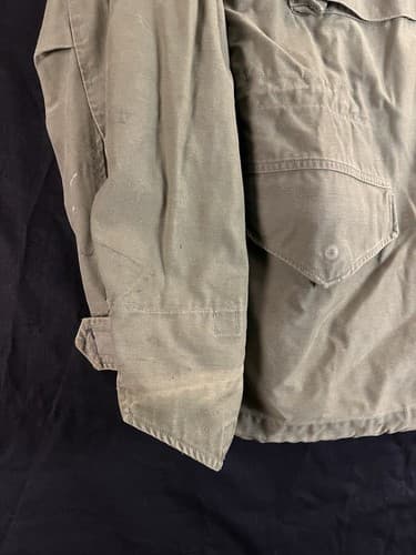 VTG US Army USMC RARE 1960s OG 107 M65 Field Jacket S/M Regular Long Military - Thumbnail 5