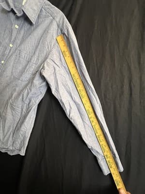 Taylor Stitch The Jack Button Up Plaid Organic Flannel Shirt Long Sleeve Mens 44 - Thumbnail 8