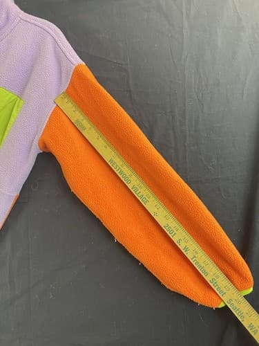 RARE Eddie Bauer x Karla Fleece Colorblock 1/2 Zip Sweatshirt Womens M Sweater - Thumbnail 13