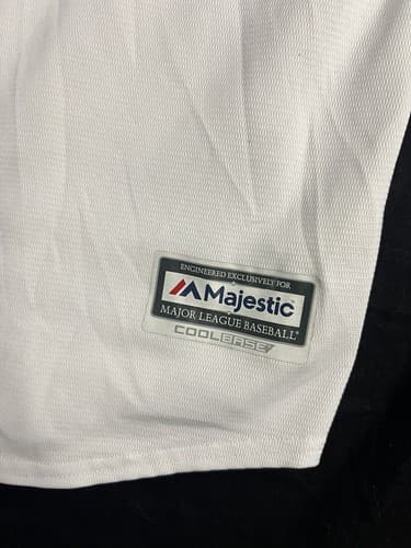 Majestic Cool Base Seattle Mariners Stitched Blank Jersey White Mens M MLB *READ - Thumbnail 8