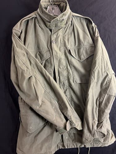VTG US Army USMC RARE 1960s OG 107 M65 Field Jacket S/M Regular Long Military - Thumbnail 6