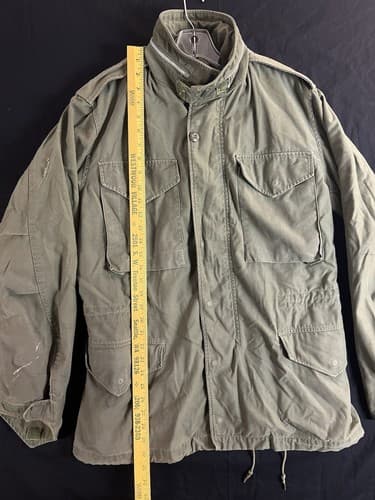 VTG US Army USMC RARE 1960s OG 107 M65 Field Jacket S/M Regular Long Military - Thumbnail 18