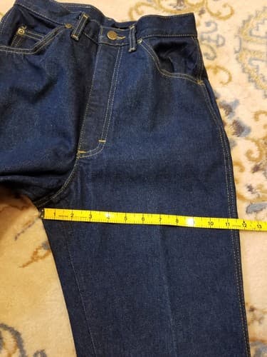 NWT Vtg Lee Riders Jeans Womens Size 8 Medium Misses Relaxed Tapered Dark USA 26 - Thumbnail 8