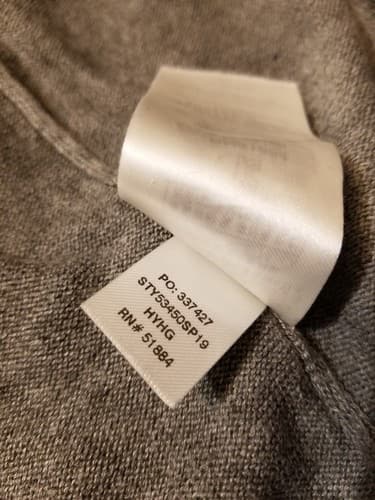Patagonia Sweater Mens XL Yewcrag Knit Crew Neck Organic Cotton Grey - Thumbnail 6
