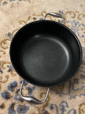 Frieling Black Cube BC524 9-1/2 Inch 4 Quart Stainless/Nonstick Chef's Pot Pan - Thumbnail 2
