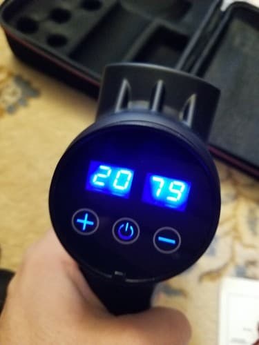 Sportneer Fascia Massage Gun Model J-21 - Massager 8 Tips Black No Charger READ - Thumbnail 5