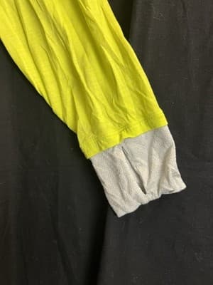 Icebreaker 150 Cool-Lite LS Full Zip Lyocell/ Wool Mens XXL Neon Yellow/ Grey - Thumbnail 13