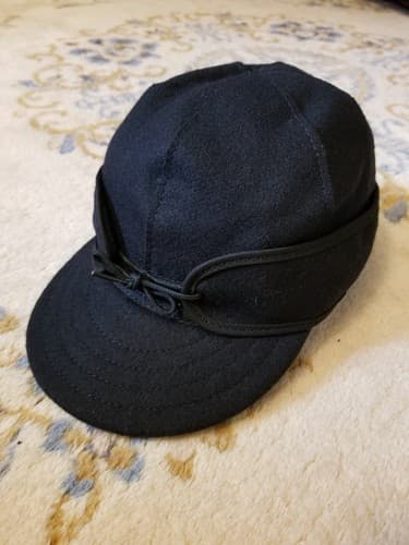 Stormy Kromer Hat Black Youth Children’s Size 6 1/2 Made in USA Wool 6.5 *READ - Image 1