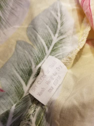 VTG Pineapple Juice Aloha Hawaiian Rayon Shirt Men Large Yellow Floral Flowers L - Thumbnail 6