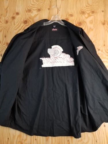 Vtg Rare INDIAN MOTORCYCLE Original Brand Size 3XL Long Sleeve- Canada Y2K XXXL - Thumbnail 5