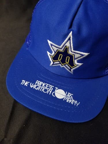 Vintage Seattle Mariners MLB Princess Tours 1980s SnapBack Baseball Hat Cap - Thumbnail 2