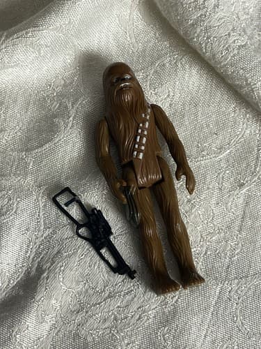NICE! 1977 Chewbacca Star Wars Action Figure Complete Kenner + Rifle Gun Set - Image 1