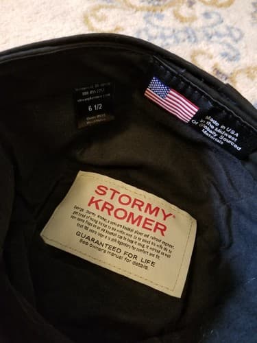 Stormy Kromer Hat Black Youth Children’s Size 6 1/2 Made in USA Wool 6.5 *READ - Thumbnail 9