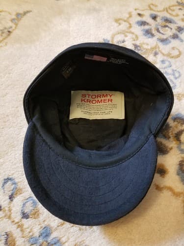 Stormy Kromer Hat Black Youth Children’s Size 6 1/2 Made in USA Wool 6.5 *READ - Thumbnail 8